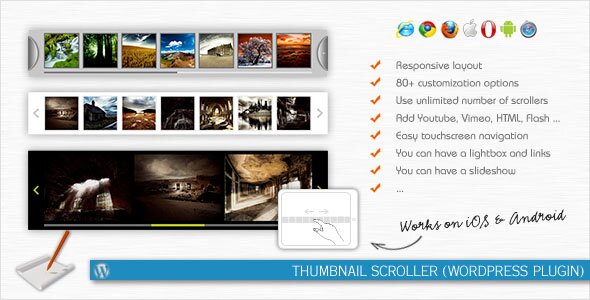 Thumbnail Scroller (WordPress Plugin)