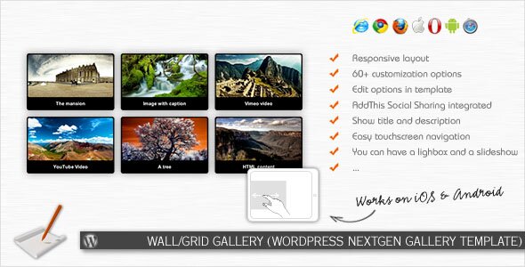 Wall/Grid (WordPress NextGEN Gallery Template)