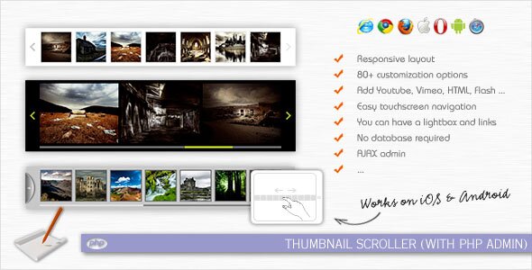 Thumbnail Scroller (with PHP Admin)